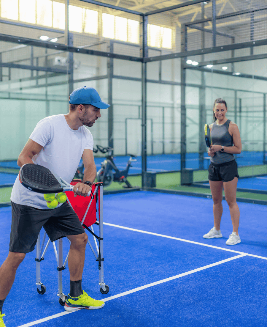Tailored Indoor Padel Coaching for Skill Enhancement. Professional Guidance. Indoor Padel Training